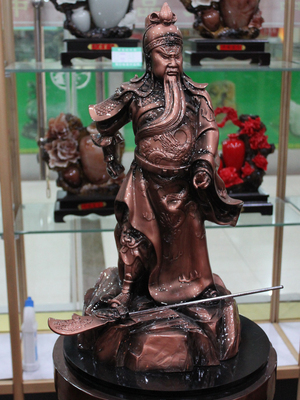 關公擺件 工藝禮品中的吉祥象征與藝術收藏